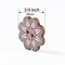 100PCS Mixed Pattern Vintage 3/4inch Wooden Buttons 2 Holes DIY Craft Sewing Random Flower Painting Buttons Hand-Made DIY Sewing Process Decorative Wooden Buttons Clothes Accessories 20mm Wood buttons